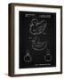 PP1021-Vintage Black Rubber Ducky Patent Poster-Cole Borders-Framed Giclee Print
