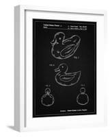 PP1021-Vintage Black Rubber Ducky Patent Poster-Cole Borders-Framed Giclee Print