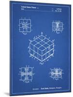 PP1022-Blueprint Rubik's Cube Patent Poster-Cole Borders-Mounted Giclee Print
