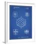 PP1022-Blueprint Rubik's Cube Patent Poster-Cole Borders-Framed Giclee Print