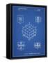 PP1022-Blueprint Rubik's Cube Patent Poster-Cole Borders-Framed Stretched Canvas