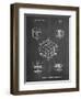 PP1022-Chalkboard Rubik's Cube Patent Poster-Cole Borders-Framed Giclee Print