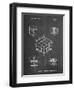 PP1022-Chalkboard Rubik's Cube Patent Poster-Cole Borders-Framed Giclee Print