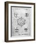 PP1022-Slate Rubik's Cube Patent Poster-Cole Borders-Framed Giclee Print