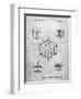 PP1022-Slate Rubik's Cube Patent Poster-Cole Borders-Framed Giclee Print