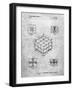 PP1022-Slate Rubik's Cube Patent Poster-Cole Borders-Framed Giclee Print