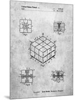 PP1022-Slate Rubik's Cube Patent Poster-Cole Borders-Mounted Giclee Print