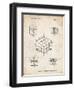 PP1022-Vintage Parchment Rubik's Cube Patent Poster-Cole Borders-Framed Giclee Print