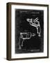 PP1024-Black Grunge Ryobi Electric Drill Patent Poster-Cole Borders-Framed Giclee Print