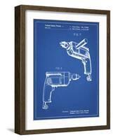 PP1024-Blueprint Ryobi Electric Drill Patent Poster-Cole Borders-Framed Giclee Print