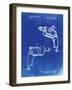 PP1024-Faded Blueprint Ryobi Electric Drill Patent Poster-Cole Borders-Framed Giclee Print