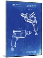 PP1024-Faded Blueprint Ryobi Electric Drill Patent Poster-Cole Borders-Mounted Giclee Print