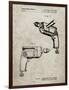 PP1024-Sandstone Ryobi Electric Drill Patent Poster-Cole Borders-Framed Premium Giclee Print