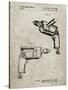 PP1024-Sandstone Ryobi Electric Drill Patent Poster-Cole Borders-Stretched Canvas
