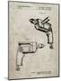 PP1024-Sandstone Ryobi Electric Drill Patent Poster-Cole Borders-Mounted Giclee Print