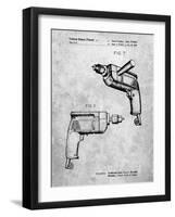 PP1024-Slate Ryobi Electric Drill Patent Poster-Cole Borders-Framed Giclee Print