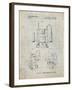 PP1025-Antique Grid Parchment Ryobi Portable Router Patent Poster-Cole Borders-Framed Giclee Print