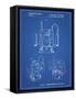 PP1025-Blueprint Ryobi Portable Router Patent Poster-Cole Borders-Framed Stretched Canvas