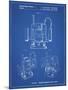 PP1025-Blueprint Ryobi Portable Router Patent Poster-Cole Borders-Mounted Giclee Print