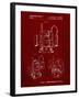 PP1025-Burgundy Ryobi Portable Router Patent Poster-Cole Borders-Framed Giclee Print
