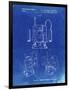 PP1025-Faded Blueprint Ryobi Portable Router Patent Poster-Cole Borders-Framed Premium Giclee Print