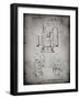PP1025-Faded Grey Ryobi Portable Router Patent Poster-Cole Borders-Framed Giclee Print