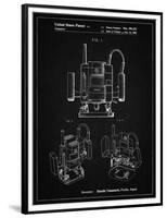 PP1025-Vintage Black Ryobi Portable Router Patent Poster-Cole Borders-Framed Premium Giclee Print