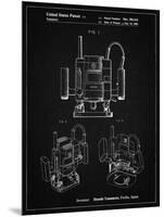 PP1025-Vintage Black Ryobi Portable Router Patent Poster-Cole Borders-Mounted Premium Giclee Print