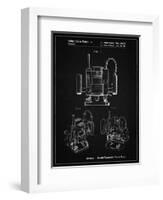 PP1025-Vintage Black Ryobi Portable Router Patent Poster-Cole Borders-Framed Giclee Print