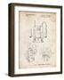 PP1025-Vintage Parchment Ryobi Portable Router Patent Poster-Cole Borders-Framed Giclee Print