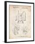 PP1025-Vintage Parchment Ryobi Portable Router Patent Poster-Cole Borders-Framed Giclee Print