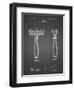 PP1026-Black Grid Safety Razor Patent Poster-Cole Borders-Framed Premium Giclee Print