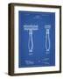 PP1026-Blueprint Safety Razor Patent Poster-Cole Borders-Framed Giclee Print