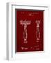 PP1026-Burgundy Safety Razor Patent Poster-Cole Borders-Framed Premium Giclee Print