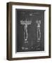 PP1026-Chalkboard Safety Razor Patent Poster-Cole Borders-Framed Premium Giclee Print