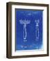 PP1026-Faded Blueprint Safety Razor Patent Poster-Cole Borders-Framed Premium Giclee Print