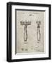 PP1026-Sandstone Safety Razor Patent Poster-Cole Borders-Framed Premium Giclee Print