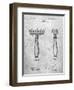 PP1026-Slate Safety Razor Patent Poster-Cole Borders-Framed Giclee Print