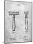 PP1026-Slate Safety Razor Patent Poster-Cole Borders-Mounted Giclee Print