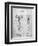 PP1026-Slate Safety Razor Patent Poster-Cole Borders-Framed Premium Giclee Print