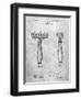 PP1026-Slate Safety Razor Patent Poster-Cole Borders-Framed Premium Giclee Print