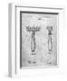 PP1026-Slate Safety Razor Patent Poster-Cole Borders-Framed Premium Giclee Print