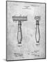 PP1026-Slate Safety Razor Patent Poster-Cole Borders-Mounted Premium Giclee Print