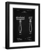 PP1026-Vintage Black Safety Razor Patent Poster-Cole Borders-Framed Premium Giclee Print