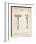 PP1026-Vintage Parchment Safety Razor Patent Poster-Cole Borders-Framed Premium Giclee Print