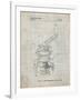 PP1027-Antique Grid Parchment Sailboat Winch Patent Poster-Cole Borders-Framed Giclee Print