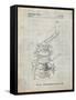 PP1027-Antique Grid Parchment Sailboat Winch Patent Poster-Cole Borders-Framed Stretched Canvas