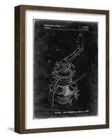 PP1027-Black Grunge Sailboat Winch Patent Poster-Cole Borders-Framed Giclee Print