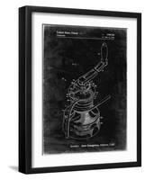 PP1027-Black Grunge Sailboat Winch Patent Poster-Cole Borders-Framed Giclee Print