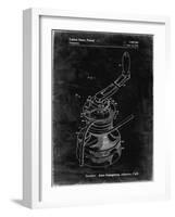 PP1027-Black Grunge Sailboat Winch Patent Poster-Cole Borders-Framed Giclee Print